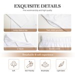 Personalized Rustic Flower Toile De Jouy Ladies Pajamas Set with Name Daily Use Anniversary Birthday Gift for Women