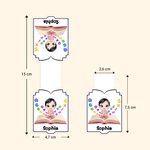 Personalisiertes Buchförmiges Magnetisches Lesezeichen mit Cartoon Figur Namen Buchtitel Schulanfang Geburtstag Geschenk für Buchliebhaber