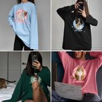 Gepersonaliseerd Ruitjes Foto 100% Katoen Oversized Zachte Lange Mouw Shirt met Naam Dagelijks Dragen Verjaardagscadeau voor dierenliefhebbers