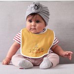 Personalized Pumpkin My 1st Halloween 100% Cotton Baby Bib with Name Halloween Holiday Party Gift for Newborns