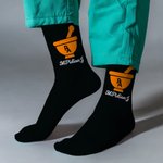 Personalized Medical Symbol RN LPN 100% Cotton Breathable Crew Socks with Text 3/5/7 Pairs Birthday Graduation Gift for Nurse Doctor Medical Staff