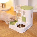 Personalized Pet Photo Automatic 2-in-1 Gravity Pet Feeder and Water Dispenser with Name Daily Use Birthday Gift for Pet Owners