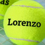 Palline da tennis personalizzate con nome ad alta elasticità confezione singola da 3 palline per allenamento regalo per appassionati di tennis