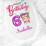 Gepersonaliseerd ballonfiguur schattig konijn pluche knuffelbeest speelgoed met naam verjaardagscadeau voor meisje jongen