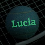 Palline da tennis personalizzate con nome ad alta elasticità confezione singola da 3 palline per allenamento regalo per appassionati di tennis