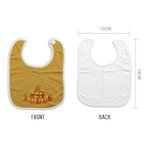 Personalized Pumpkin My 1st Halloween 100% Cotton Baby Bib with Name Halloween Holiday Party Gift for Newborns