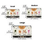 Personalized 1-8 Monster Initials Biscuit Tin Storage Box with Names Birthday Halloween Gift for Kids Family