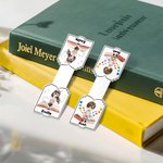 Personalisiertes Buchförmiges Magnetisches Lesezeichen mit Cartoon Figur Namen Buchtitel Schulanfang Geburtstag Geschenk für Buchliebhaber