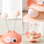 Henkilökohtainen söpö muotoilu 2-in-1 interaktiivinen Tumbler kissa lelu nimellä ja 2 palloa Lemmikkieläinten päivä syntymäpäivälahja kissan ystäville omistajille