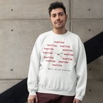 Personalised Funny Clock T-shirt Sweatshirt with Name and Text Birthday Christmas Gift for Family Friends