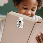 Personalisiertes Buchförmiges Magnetisches Lesezeichen mit Cartoon Figur Namen Buchtitel Schulanfang Geburtstag Geschenk für Buchliebhaber