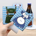 Personalisierte Trachten Bier Dosenkühler für 355–475 ml Dosen mit Namen Oktoberfest Dekoration Grillparty Geschenk für Familie