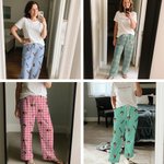 Personalisierte Pyjamahose mit Fotogesicht und Namen Alltagsgebrauch Party Geburtstag Geschenk für Familie Tierhalter