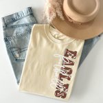 Personalized Football Design Unisex T-shirt Sweatshirt Hoodie with Name and Number Game Day Club Gift for Mom Football Lovers