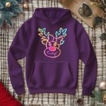 Personalized Cute Elk T-shirt Sweatshirt Hoodie with Name Christmas Gift for Family Friend
