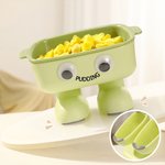 Personalised Big-Eyed Robot High Legged Pet Bowl with Name Daily Use Pet Feeding Essential Birthday Gift for Pet Lover Owner