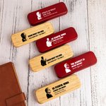 Personlig silhuett av en person designad kulspetspenna och fodral i trä med namn och finansiell text Kontorsmaterial Födelsedagspresent för män