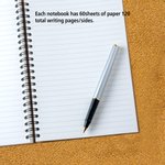 Personalized Truck Design Name Cloud A5 Spiral Notebook with Text and 120 Lined Pages Back to School Birthday Gift for Kids