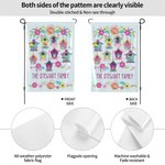 Personalized Bird Blessing Garden Flag with 1-12 Names Autumn Outdoor Garden Decorations Thanksgiving Gift for Family Friends