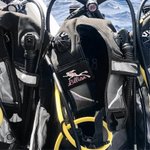 Personnalisé Multicolore brodé Scuba Diver Pattern BCD Identification Tag with Name Ocean Activities Birthday Gift for Diving Lovers (Cadeau d'anniversaire pour les amoureux de la plongée)