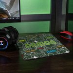 Personalized Game Elements Anti-Slip Mouse Pad with Name Back to School Birthday Gift for Students Game Lovers