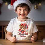 Personalized Fantasy Star Snowflake Santa's Helper Elf Name Acrylic LED Night Light with Wooden Base Room Decor Birthday Christmas Gift for Kid Baby