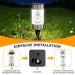 Personalisiertes Sternenkind Solar Grablicht Gartenlicht mit Namen Text Datum Grabschmuck Gartendeko Erinnerungsgeschenk für Eltern von Sternenkindern