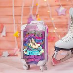 Henkilökohtainen Ice Skate Birth Flower Mini Hair Accessory matkalaukku Shape Storage Box nimi syntymäpäivä joululahja luistelu harrastajille