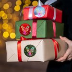 Henkilökohtainen söpö joulu Neon poro vedenpitävä tarroja tarrat nimi lahja sisustus joulu festivaali puolue suosikkeja perheelle ystävät