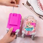 Henkilökohtainen Ice Skate Birth Flower Mini Hair Accessory matkalaukku Shape Storage Box nimi syntymäpäivä joululahja luistelu harrastajille