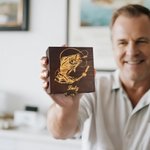 Coffret de 2 Leurres de Pêche Bioniques Personnalisé avec Texte Gravé Hameçon en Métal Cadeau d'Anniversaire pour Papa et Mari