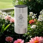 Personalisiertes Sternenkind Solar Grablicht Gartenlicht mit Namen Text Datum Grabschmuck Gartendeko Erinnerungsgeschenk für Eltern von Sternenkindern