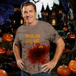Personalisierte T-Shirt im Halloween-Design mit Kunstblut Namen und Text Halloween Party Bar Geschenk für Herren
