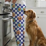 Personalized Plaid 1-4 Pet Face Photos Pajama Pants Party Birthday Gift for Women Men