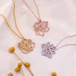 Gepersonaliseerde glitter geboorte bloem geboortesteen ketting sierlijke sieraden verjaardag verjaardag kerstcadeau voor vrouwen