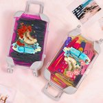 Henkilökohtainen Ice Skate Birth Flower Mini Hair Accessory matkalaukku Shape Storage Box nimi syntymäpäivä joululahja luistelu harrastajille