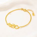 Henkilökohtainen Pet Paw Print Heart rannekoru Initial Syntymäpäivä Memorial Sympatia lahja lemmikkieläinten omistajille Naiset