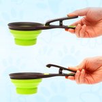 Personalizzato cane osso pesce zampa pet cibo pieghevole cucchiaio attività all'aperto Pet Party regalo di compleanno per l'amante degli animali domestici