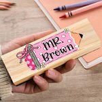 Personlig Bow Pencil Blackboard Eraser med titel och Whiteboard Marker Skolmaterial Tillbaka till skolan Säsongspresent för lärare Utbildare