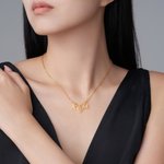 Personalizzato Sorority 1-3 Lettere greche Collana Bid Day Laurea Compleanno Grande Piccola Sorority Idea regalo per le amiche Ragazze