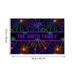 Personalized Halloween Pumpkin Ghost Placemat with Text Set of 4 Kitchen Dining Decor Halloween Party Gift for Family