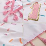 Personalised Tassel Trim Pet Bandana with Initial or Number Dog Cat Daily Accessory Gotcha Day Birthday Gift for Pet Owners Lovers