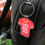 Personalized Multicolor Football Jersey Acrylic Keychain Backpack Tag with Name and Number Game Day Birthday Gift for Football Sports Lovers
