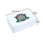 Personalized Dartboard Spray Paint Darts Accessories Organizer with Text Birthday Gift for Dart Player