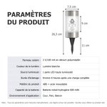 Lampe Solaire de Jardin Personnalisée avec Motif Bébé Ange et Textes Décoration de Jardin Cadeau de Sympathie pour Parents Éndeuillés