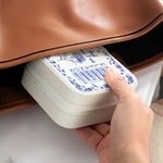 Personalized Toile De Jouy Birth Flower Bible Chapter Name PU Leather Jewelry Box Birthday Christmas Gift for Christians Women