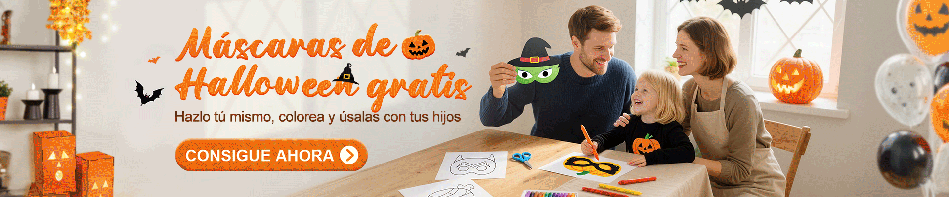 Máscara de Halloween Gratis