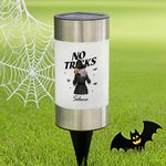 Personalized Halloween Cartoon Dog Waterproof Solar Garden Light with Name Removable Garden Decoration Halloween Gift for Family Gardening Lovers