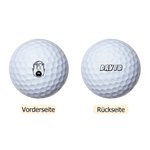 Personalisierter Comic-Stil Charakter Golfball mit Namen Training Turnier Clubwettbewerb Geburtstag Geschenk für Golfer Golfspieler