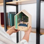 Decoración de mesa personalizada con 200 mini libros y nombre grabado regalo de cumpleaños para amantes de los libros